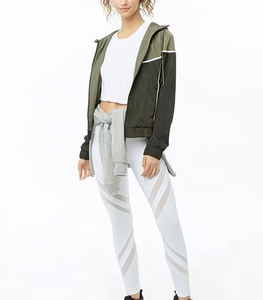 Logo personnalisé de haute qualité femmes coupe-vent veste en nylon décontracté femmes coupe-vent caractéristique pour adultes - Product Image 5