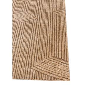 พรมอะคริลิคถักมือลายเรขาคณิตสีเบจน้ำตาลคลาสสิก รุ่น Aprezo สำหรับบ้าน สำหรับทางเดิน รูปทรงสี่เหลี่ยมผืนผ้า รุ่น AIAR-3019 - Product Image 4