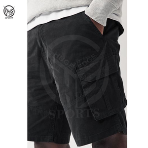 Venta al por mayor 100% algodón-Lona de los hombres táctico al aire libre verano desgaste de secado rápido multi-bolsillos Cargo Shorts - Product Image 2