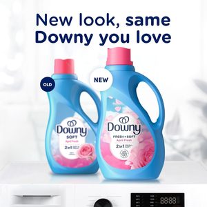 Adoucissant textile liquide Downy, April Fresh 2-en-1 Fraîcheur & Douceur, 140 fl oz, 190 lavages, Conditionneur textile pour une fraîcheur durable - Product Image 6