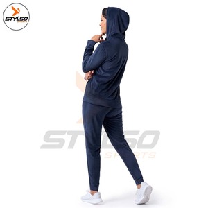 Conjunto de chándal de gimnasio ecológico para mujer personalizado, nuevo equipo de correr de invierno a la moda - Product Image 2
