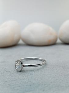 Anillo de Compromiso y Boda Personalizado de Lujo para Hombre, con Diamantes Cultivados en Laboratorio VVS, Plata, Oro Rosa de 14K/18K, Engaste de Puntas - Product Image 2