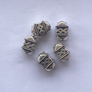 Perles connecteurs carrées en argent sterling 925 plaqué or 18 carats, faites à la main, grandes entretoises de créateur, 16 mm, 18 mm, 20 mm, 22 mm - Product Image 3