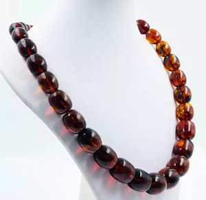 Collier pour femmes en perles de résine arc-en-ciel réglables, écologiques, peintes à la main, perles Forte, perles colorées en vrac avec style traditionnel - Product Image 6