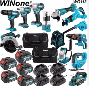 DEW 20V MAX Lithium Ion Battery <b>Power</b> 9 <b>Tools</b> Drill Driver Impact Combo Kit Brushless Cordless Drill Set - Product Image 1