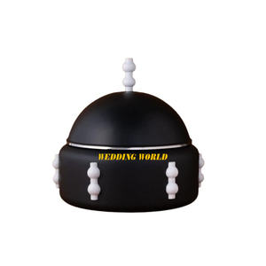 Hotpot en acier inoxydable avec dôme en bois de nacre Meilleure vente Casserole de luxe Forme ronde Chauffe-plats fantaisie - Product Image 6