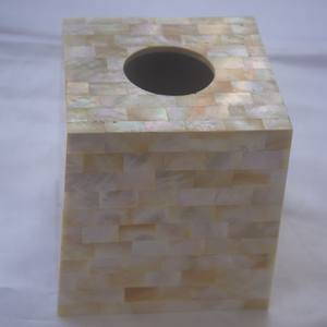 Hỗn hợp nghệ thuật Seashell đồ trang sức mô hộp mẹ củ<span class=keywords><strong>a</strong></span> Ngọc Trai Gỗ động lực với vàng TRIM Kích thước thường xuyên - Product Image 6