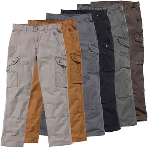 Pantaloni cargo da uomo su misura nuovi deisgn con tasche laterali in tessuto di alta qualità asciugatura rapida traspirante con logo personalizzato