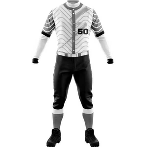 Conjunto de uniforme de béisbol personalizado de la mejor calidad diseño transpirable al por mayor para equipos de jóvenes adultos servicios OEM pedido al por mayor disponible - Product Image 3
