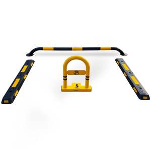 Conjunto de Barrera de Estacionamiento Personal Negra Estándar - para Equipos de Estacionamiento - Product Image 1
