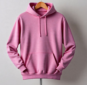 เสื้อสเวตเตอร์มีฮู้ดสีชมพู พิมพ์ลายอักษรอาหรับ แบบสวมใส่สบาย ผ้าฝ้ายเฟรนช์เทอร์รี่ เหมาะสำหรับใส่ในฤดูใบไม้ร่วง - Product Image 6