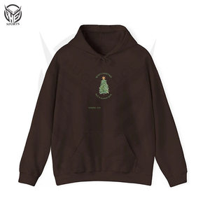 Sudadera con Capucha Navideña de Diseño Personalizado, 100% Algodón, Sudaderas Navideñas Estampadas Personalizadas para Unisex. - Product Image 4