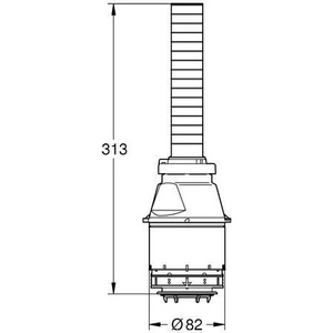 GROHE เซอร์โว 06.03.2200 วาล์วระบายน้ำสำหรับอุปกรณ์อาบน้ำและสุขภัณฑ์ - Product Image 4