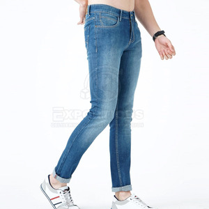 Precio al por mayor MOQ bajo pantalones vaqueros para hombres por encargo último diseño pantalones vaqueros para hombres para la venta - Product Image 3