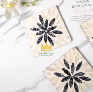 Gran oferta en Vietnam, nueva tendencia, posavasos de nácar, patrón de cargador para mesa, cocina, uso de bebidas de té - Product Image 2