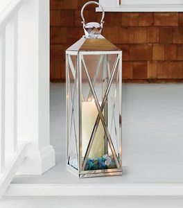 Lanterne à bougie en fer métallique de fantaisie de Noël moderne pour la décoration de la maison et du salon Pot à bougie élégant - Product Image 2