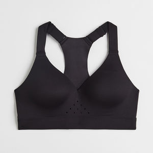 Soutien-gorge de sport de yoga antichoc avec fermeture à glissière avant en gros - Product Image 6