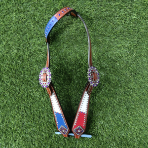 Conception personnalisée en cuir de vachette Western Headstall Western Bride avec Floral sculpté à la main Exportateurs indiens au meilleur prix - Product Image 2