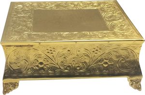 Soporte de pastel de metal resistente de calidad estándar con detalles exquisitos, perfecto para exhibir postres elegantes disponibles en el mejor suministro - Product Image 2