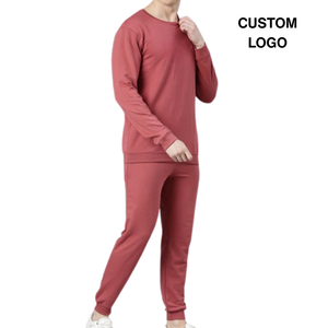 Ensembles de cordons Deux pièces en coton de qualité supérieure pour hommes, tenue décontractée douce et respirante Fabricant OEM pour commandes en gros - Product Image 3
