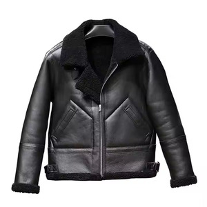 แจ็คเก็ตหนังผู้ชายคุณภาพสูง สไตล์ใหม่ สำหรับกิจกรรมกลางแจ้ง แขนยาว ดีไซน์ล่าสุด แจ็คเก็ตหนังผู้ชายคุณภาพดีที่สุด - Product Image 1