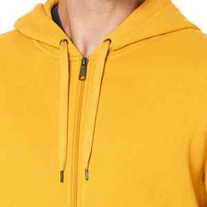 2025 sweat à capuche personnalisé pour hommes couleur unie tenue décontracté Polyester/coton bas quantité minimale de commande saison d'hiver sweats à capuche pour hommes - Product Image 6