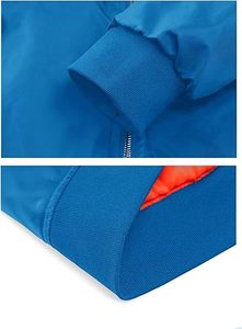 Chaqueta Bomber Ligera de Invierno para Hombre, Estilo Urbano, Informal, con Cierre, Cortavientos, Transpirable, con 5 Bolsillos, Elegante y Cómoda - Product Image 6