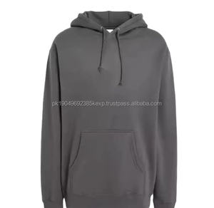 Sweat à capuche surdimensionné pour homme personnalisé, 340 grammes, poids lourd, 100% coton, streetwear du Pakistan pour l'hiver - Product Image 2