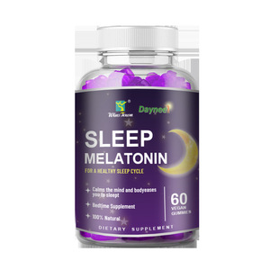 Suplemento Natural Antioxidante Orgánico con Vitamina B12, Vitamina D3, GABA, L-Teanina, Azafrán, Ashwagandha Ksm66 en Gomitas para Dormir - Product Image 2