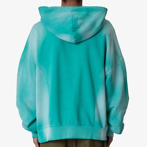 Sudadera con Capucha para Hombre, Cómoda, Gruesa, Lavada, de Algodón de Alta Calidad, Personalizada, Talla Grande, Estilo Desgastado por el Sol - Product Image 5