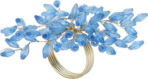 Ronds de serviette de Noël indiens Décor de table exclusif pour les mariages et les fêtes avec des serviettes de Noël en polyéthylène en papier - Product Image 6