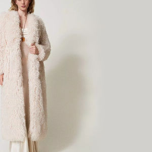 Abrigos de Piel, Abrigo Largo de Piel de Moda para Mujer, Abrigo Largo de Piel Más Vendido, Nuevo Abrigo de Piel para Mujer, Abrigo Largo de Piel Sintética - Product Image 2