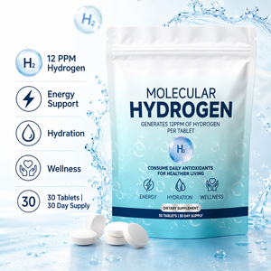 <span class=keywords><strong>เม็ด</strong></span><span class=keywords><strong>ฟู่</strong></span>ไฮโดรเจนโมเลกุล 12ppm แมกนีเซียมมาเลตธรรมชาติ 30 <span class=keywords><strong>เม็ด</strong></span> อาหารเสริมสารต้านอนุมูลอิสระสำหรับน้ำที่อุดมด้วยไฮโดรเจน - Product Image 1