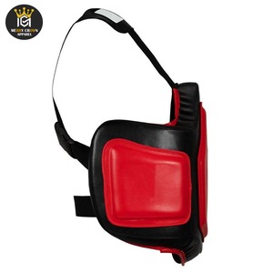 Cómodos protectores de pecho portátiles de alta calidad Taekwondo protectores de pecho conjuntos de boxeo de cuero genuino - Product Image 5