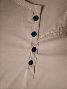 Chemise Henry à manches courtes pour hommes classique simple bouton élastique couleur unie printemps été automne sport loisirs anti-transpiration - Product Image 2