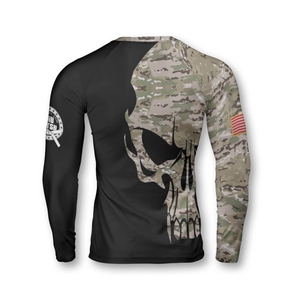 Rashguard de manga larga de alta calidad con tela que absorbe la humedad y de secado rápido Ideal para surf, buceo y entrenamientos de fitness - Product Image 6