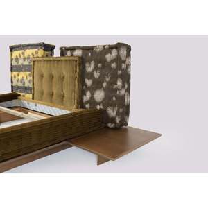 Mah Jong Kenzo Luxurious <b>Queen</b>/King Platform <b>Bed</b> Modern Luxury Design <b>with</b> Upholstered <b>Storage</b> Features Soft Home <b>Bed</b> - Product Image 6