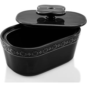 Modern style butter dish <b>with</b> <b>wooden</b> <b>lid</b> butter serving platters home and kitchenware supplies by Indian metal world - Product Image 5