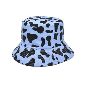 Printed <b>Reversible</b> <b>Bucket</b> <b>Hat</b> Double Style in One <b>Hat</b> For Daily Use Digital Print Sun Beach Fishing <b>Hat</b> - Product Image 3