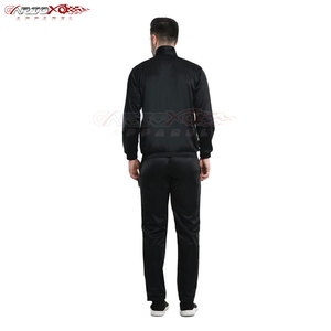 Chándal de poliéster con capucha para hombre, con cremallera completa y pantalones estilo jogger, transpirable, ligero, duradero, para entrenamiento y uso diario. - Product Image 3
