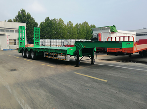 Semi-remorque à plateau bas en acier pour charges lourdes (>30000 kg) pour le <span class=keywords><strong>transport</strong></span> d'excavatrices et d'équipements <span class=keywords><strong>de</strong></span> construction - Product Image 4