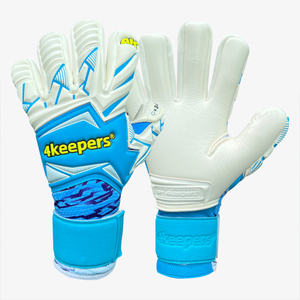 Gants de gardien de but en cuir de style nouveau respirant anti-dérapant conception de coupe négative en Latex allemand pour une utilisation en extérieur - Product Image 1