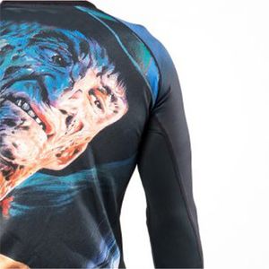 MMA Rash Guard Concevez votre propre chemise de compression par sublimation BJJ Rash guard Imprimé personnalisé Hommes - Product Image 6