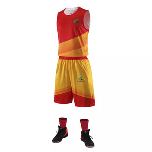 Transpirable 100% poliéster baloncesto uniforme hecho a medida hombres ropa deportiva equipo Kit tela de secado rápido diseño OEM de Pakistán - Product Image 2