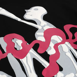 Nouveau Style hommes à manches courtes coton bouffée impression goutte épaule t-shirts 2025 haute qualité confortable bouffée impression t-shirts - Product Image 4