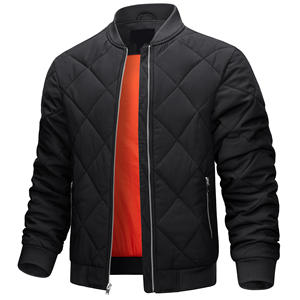 Custom Logo Men's Jacket Windproof Autumn breathable comfortable <b>Long</b> Sleeve Casual Jacket <b>Coat</b> Bomber Jacket - Product Image 3