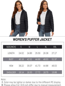 Chaqueta Acolchada Ligera para Mujer, Rellena de Algodón Crudo, Impermeable, Transpirable, con Exterior de Nailon, Prenda Exterior Elegante, Cálida y Cómoda - Product Image 5