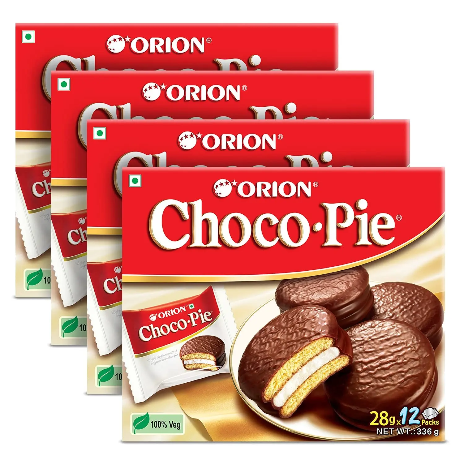 Top Quality ORION Choco Pie, Chocolate Coated Soft Biscuit At Best Price