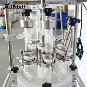 Bal ekipmanları 5L 10L 20L 30L 50L 100L 200L ceketli biyoreaktör borosilikat 3.3 cam reaktör - Product Image 5