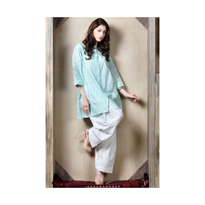 Hermosos nuevos diseños colección de verano para mujer pakistaní indio Bangladeshi estilo vestidos casuales shalwar qameez vestidos largos - Product Image 5